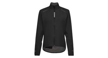 Chaqueta cortaviento gore wear spinshift negra para mujer