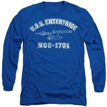 Star Trek Camiseta manga larga Enterprise Athletic para mujer