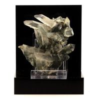 quartz muzo  clorito de francia los meige oisans - pierre natural de curacion y energia positiva  3890 ct - certificado de autenticidad incluido