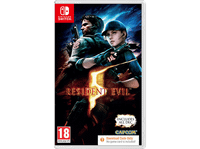 nintendo switch resident evil 5 codigo en la caja