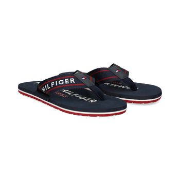 Tommy Hilfiger Chanclas Hombre - Azul Marino Talla 44