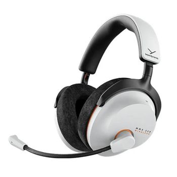 Auriculares Beyerdynamic MMX 230 inalámbricos Bluetooth para gaming con Cancelación de Ruido, micrófono extraíble y USB-C, color blanco