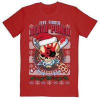 five finger death punch tops y camisetas zombie kill xmas para mujer