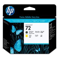 cabezal de impresion hp designjet 72 negro mate y amarillo
