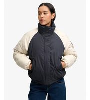 superdry para mujer w5012225a chaqueta acolchada cotton blend padded shell marino xxs casual algodon
