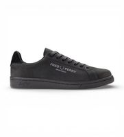fred perry para hombre b2301-220 zapatillas de piel b721 negro 45 plano cordones casual