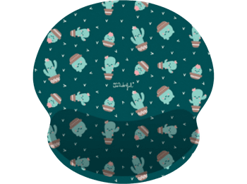Alfombrilla ratón - Mr. Wonderful MRALF001W Cactus, Relleno de silicona, Multicolor
