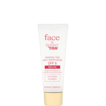 Face by Skinny Tan Gradual Tan Daily Moisturiser Medium 50ml