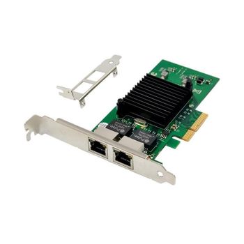Tarjeta de Red MicroConnect MC-PCIEX4-82576-D PCI Express Mini Card 2x RJ45 1000 Mbps