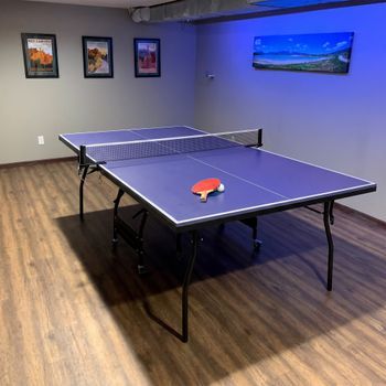 Mesa De Ping-pong Sportnow Mdf Acero Pp, 274x152,5x76 Cm, Azul