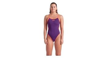 Traje de bano arena uni reversible mujer morado azul