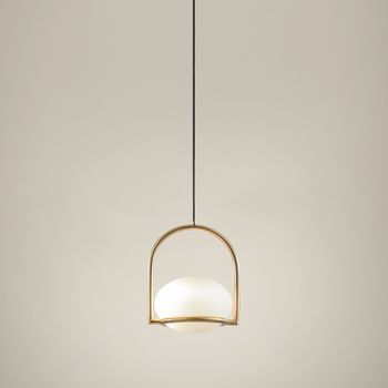 Leds C4 Coco Single - Lámpara Colgante De Techo E14 Dorado