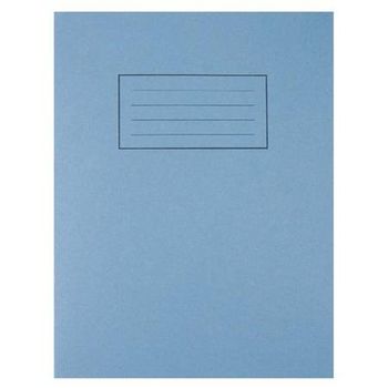 Silvine 9x7 Exercise Book Ruled Blue PK10