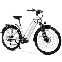 bicicleta electrica urbana paselec tx10 con bateria de 48 v y 192 ah