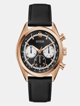 Reloj Multifunción De Piel Auténtica 44 Mm