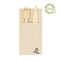 servilleta kanguro portacubiertos eco kraft 40x40 960 pack de 960 unidades