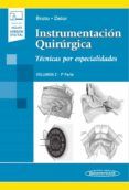 instrumentacion quirurgica tecnicas por especialidades vol 2 - 1 p