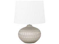 lampara de mesa  ceramica dorado