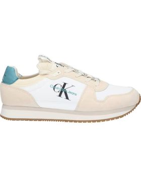 de CALVIN KLEIN YM0YM00553 SOCK LACEUP 01T BRIGHT WHITE- OIL BLUE