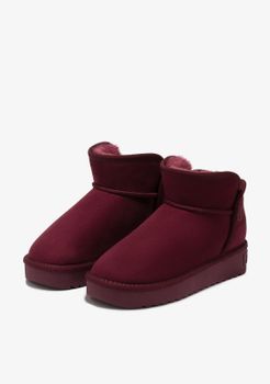 Botas Repelente al agua - Nordic Low Basic Burgundy - Rojo