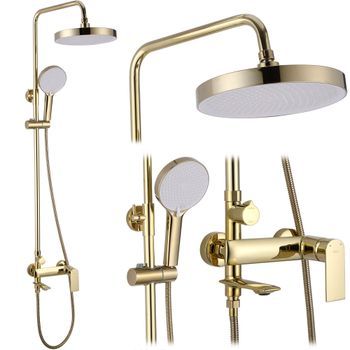 Conjunto De Ducha Rea Veneta Gold