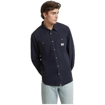 Guess Camisa manga larga Chemise manches longues Bleu para hombre