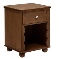 mesita de noche mona con 1 cajon 40 x 445 cm marron - atmosphera createur dinterieur