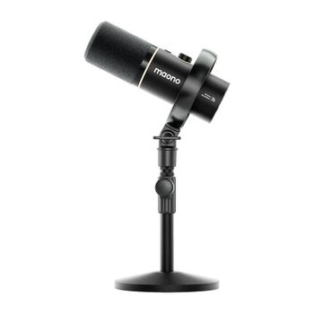 Micrófono Maono PD200W USB XLR cardioide inalámbrico con RGB y doble pista