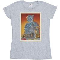 disney camiseta manga larga the mandalorian para mujer