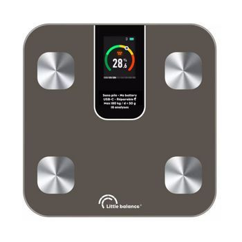 Little Balance Báscula De Composición Corporal 180 Kg/50 G Gris - 8837