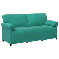 sofa de 3 plazas tuquesa 198 x 83 x 95 cm terciopelo vidaxl