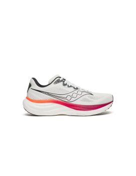 Zapatillas de Running Saucony Ride 19 Hombre Blanco/Crimson