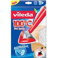vileda 100rc hot spray and steam microfibre refill pads