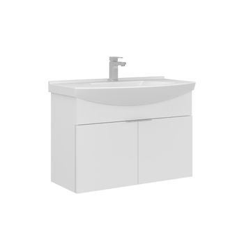 Mueble Para Lavabo  - 80 X 50 X 58 Cm - Blanco