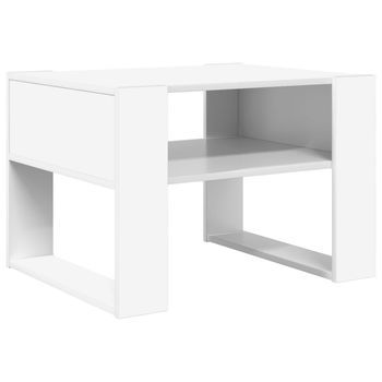 Mesa De Café - Mesa De Centro - Mesa Baja 66 X 53 X 45 Cm Madera De Ingeniería