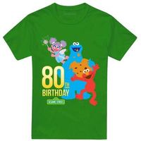 sesame street camiseta birthday para mujer