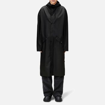 Rains Faux Leather Longer Jacket - L