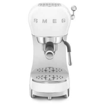 Cafetera Manual Smeg ECF02WHEU 1,1 L 15 bar Blanco Preparación Espresso Cappuccino
