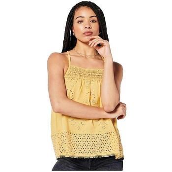 Superdry Camiseta tirantes T-shirt sans manches Vintage Woven Lace para mujer