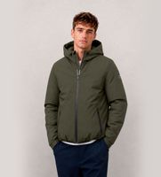 ecoalf para hombre mcmgajkcarte0774w26-128 chaqueta cartes verde oliva xl casual poliester reciclado sostenible