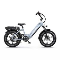 e-bike  onesport ot08 - motor 500w bateria 48v18ah neumaticos de 20 pulgadas frenos de disco - gris