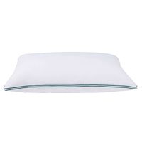 miroytengo almohada ergocombi de algodon firmeza regulable 2 rellenos ergoflakes cremallera 3 lados color blanco