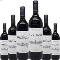 arzuaga reserva tinto con crianza prolongada - pack 6 botellas 75 cl - 14 vol