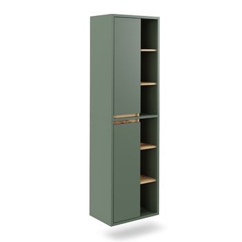 Armario Alto Viola 50 X 170 Cm Con Estantes Abiertos Vicco