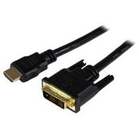 startechcom cable hdmi a dvi 15m - dvi-d macho - hdmi macho - adaptador - negro