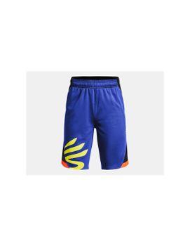 Pantalones Cortos Under Armour Curry Splas Infantil Blue
