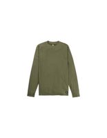 sudadera burton midweight crew hombre forest moss verde oliva