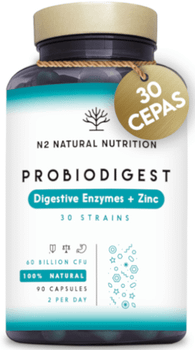 N2 Natural Nutrition Probiodigest 90 Cápsulas Veganas
