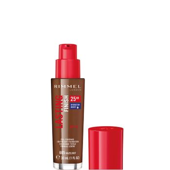 Rimmel London Lasting Finish 25H With Comfort Serum Foundation - Hazelnut