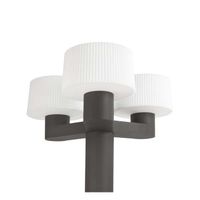 farola exterior muffin 3 luces